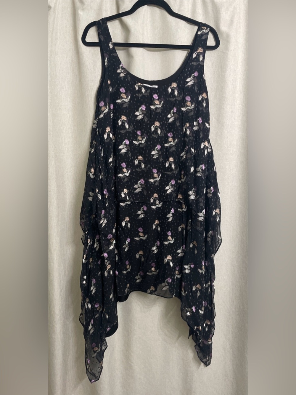 Opening Ceremony Silk Blend Floral Handkerchief Dress Size 6